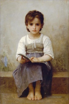 William Adolphe Bouguereau Werke - La lecon difficile Realismus William Adolphe Bouguereau